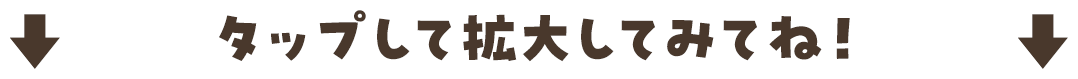 タップして拡大してみてね！